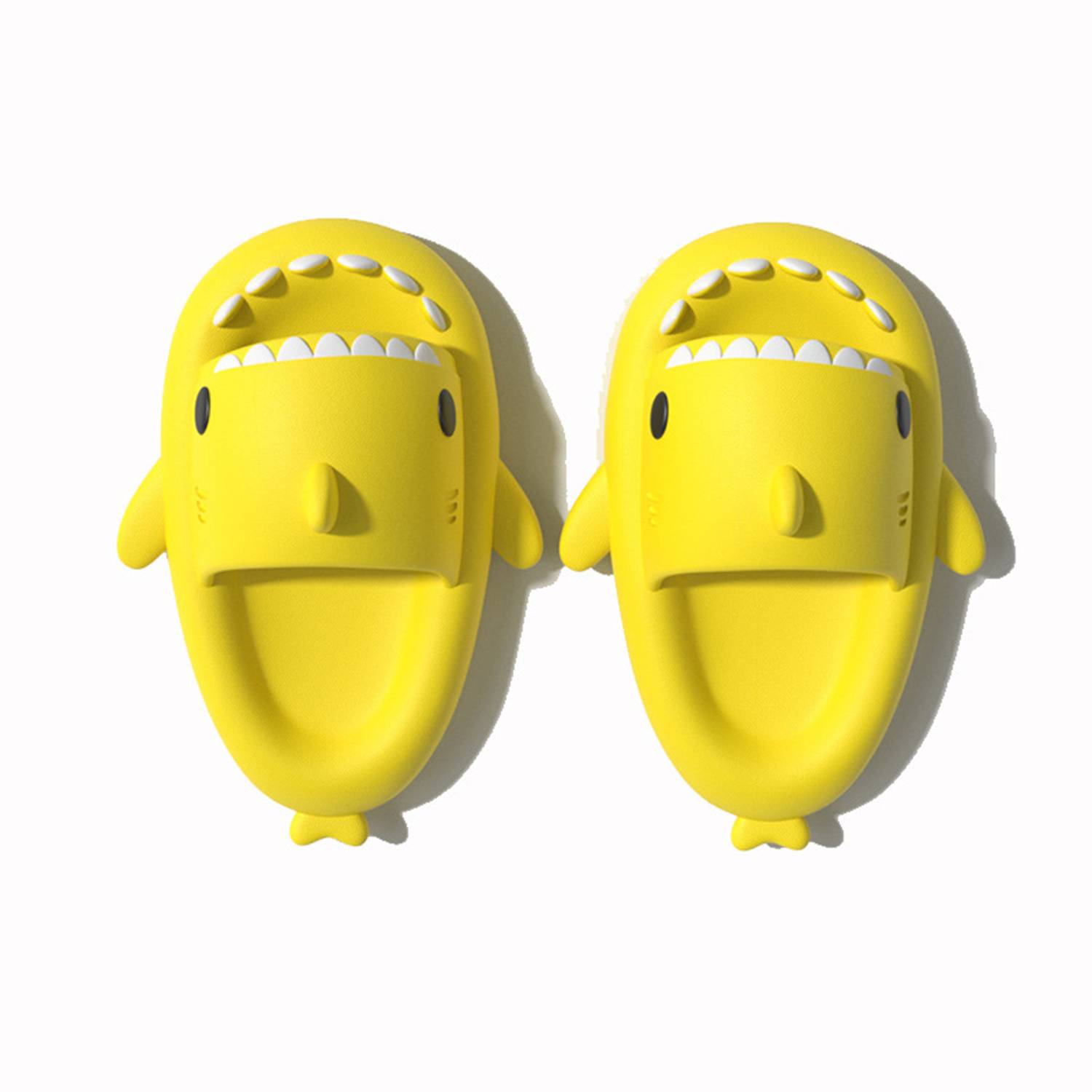 Indoor Non-slip Thick Sole Shark Slippers 7