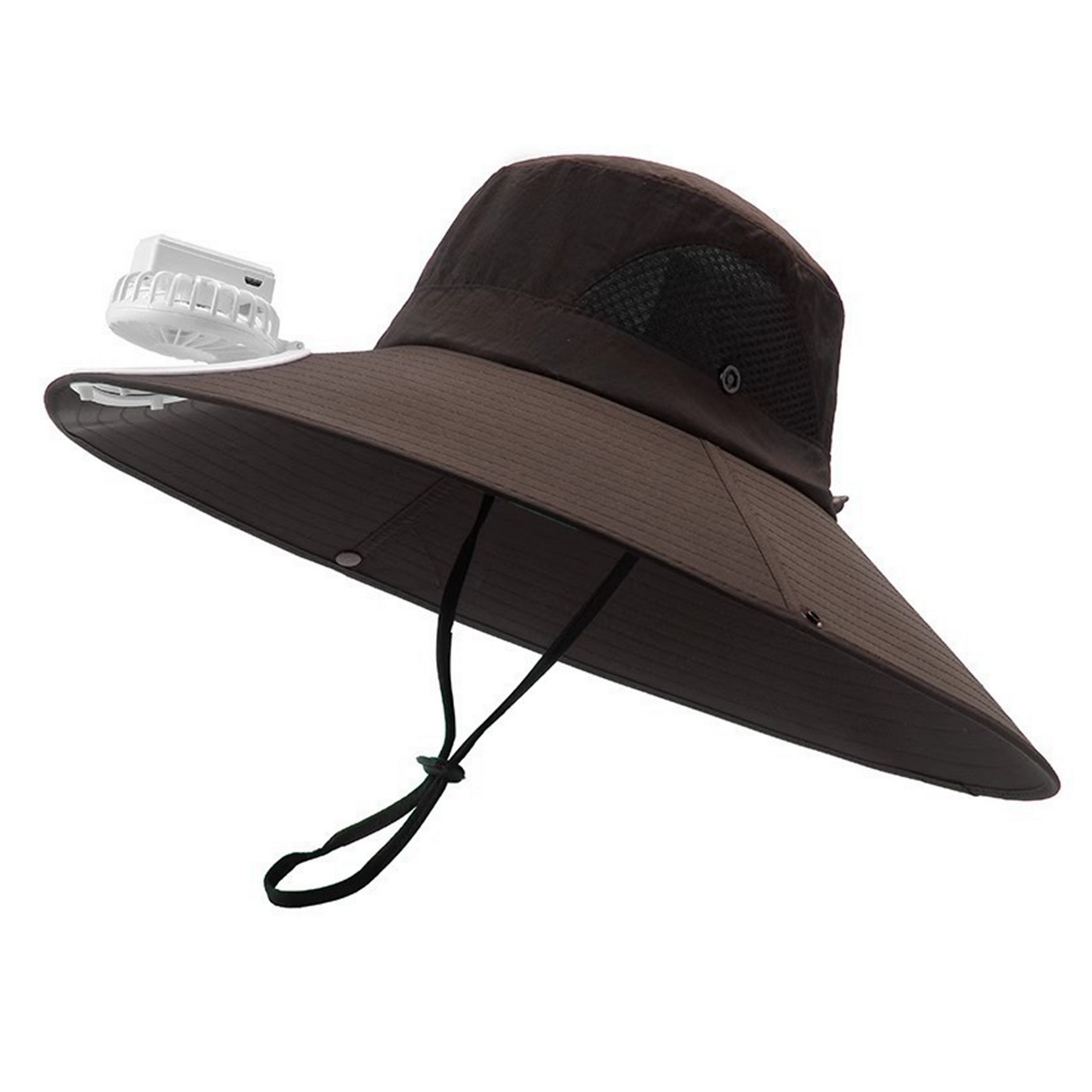 Waterproof Breathable Solar Fan Bucket Hat 13
