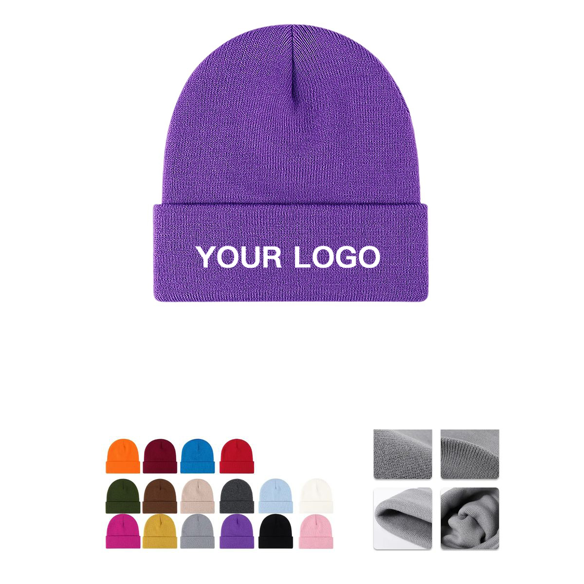 Cuffed Knit Beanie for Cold Weather 10