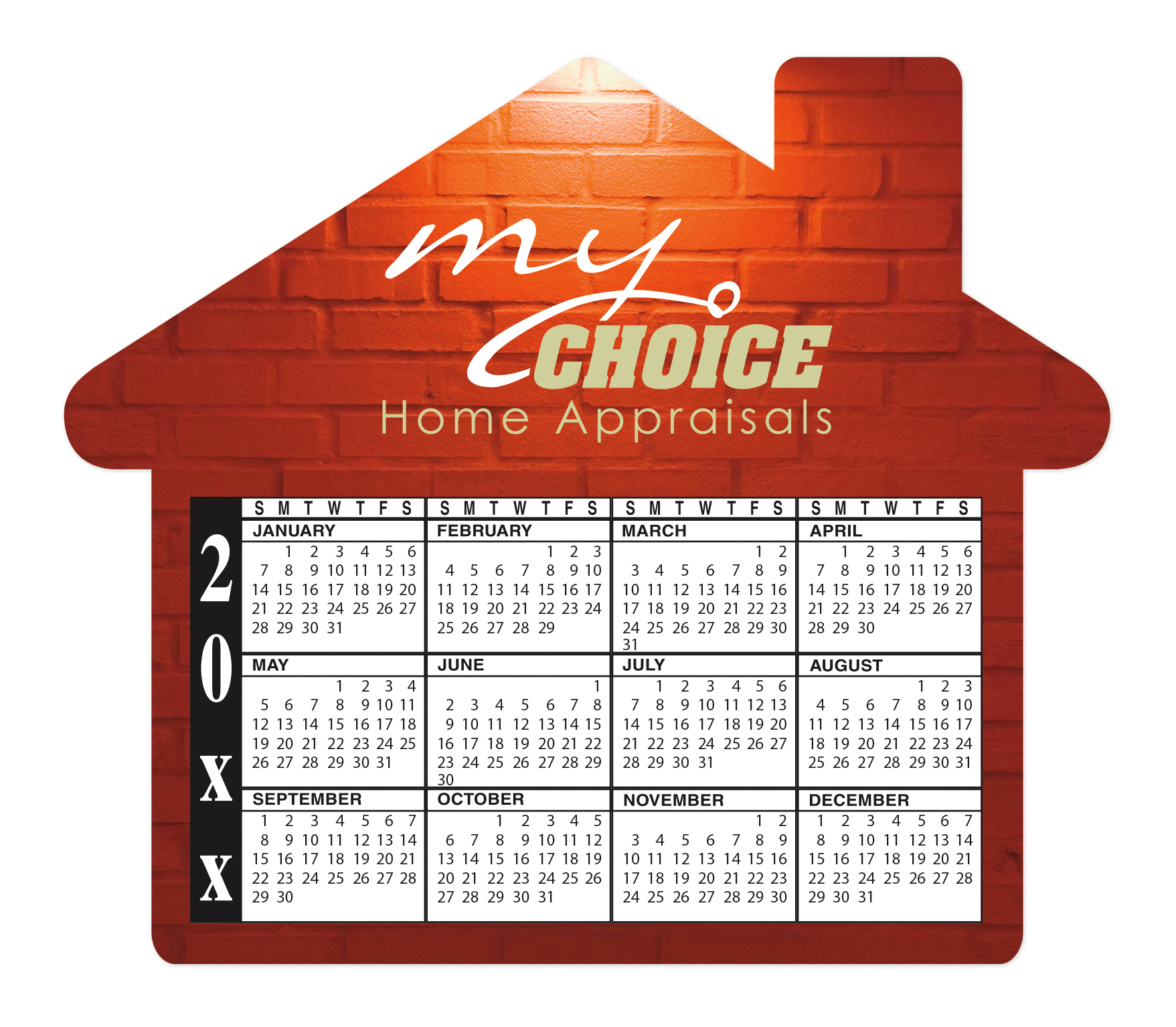 Good Value™ 20 Mil Calendar Magnet 13