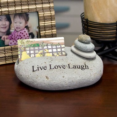 Natural Stone Business Card Holder 1