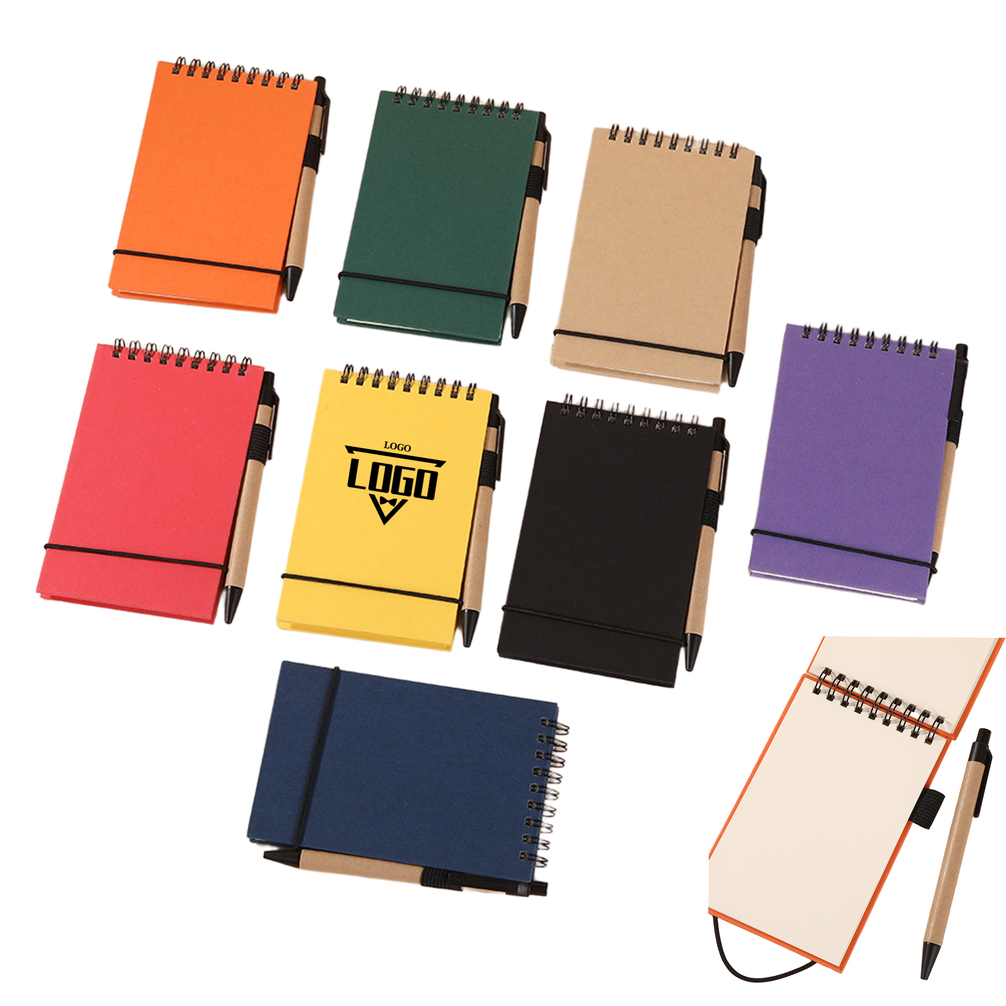 Pocket Notebook Journals with Pen 3