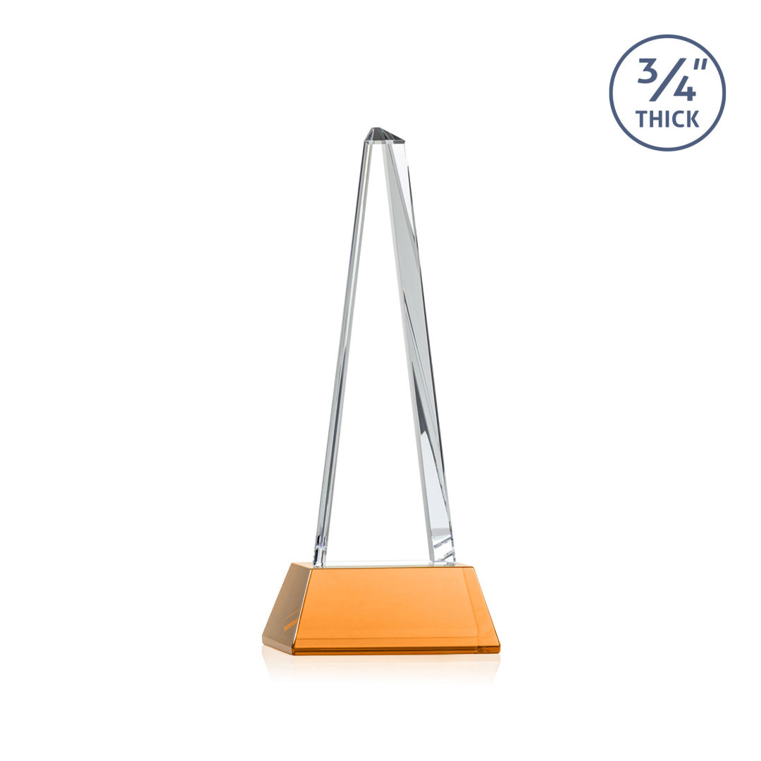 Majestic Tower Award on Newhaven Base - Amber 14