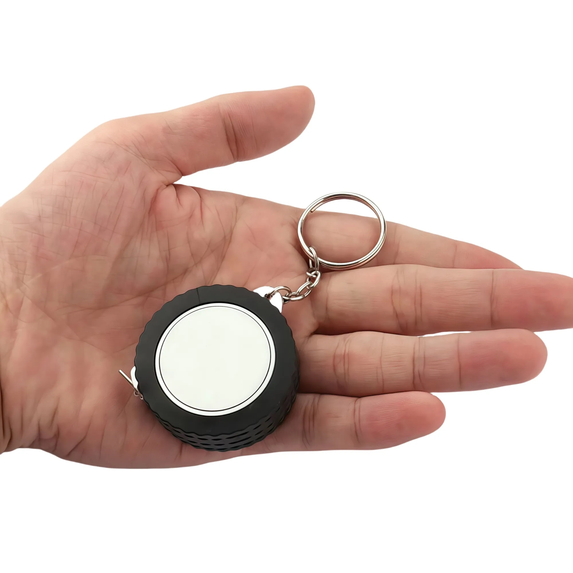 Small Tire-Shaped Tape Measure Keychain 3