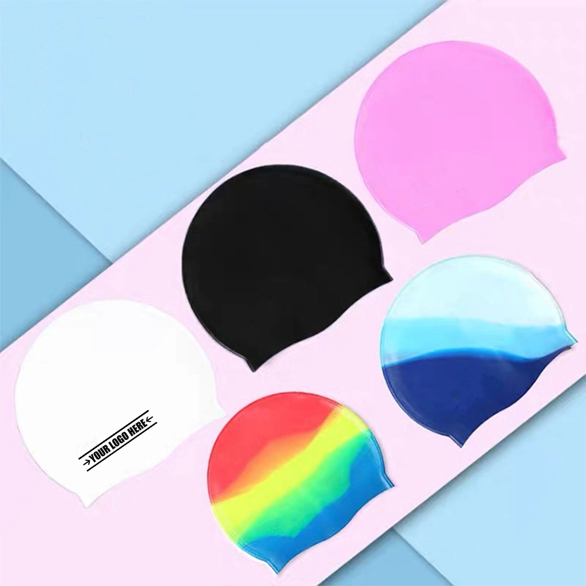 Unisex Adult Swim Silicone Cap 2