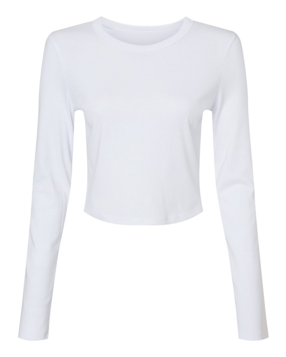 Women's Micro Rib Long Sleeve Baby Tee - 1501 3