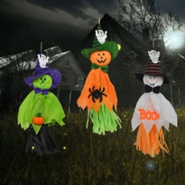 Hotel kindergarten Halloween pumpkin flower pendant 1