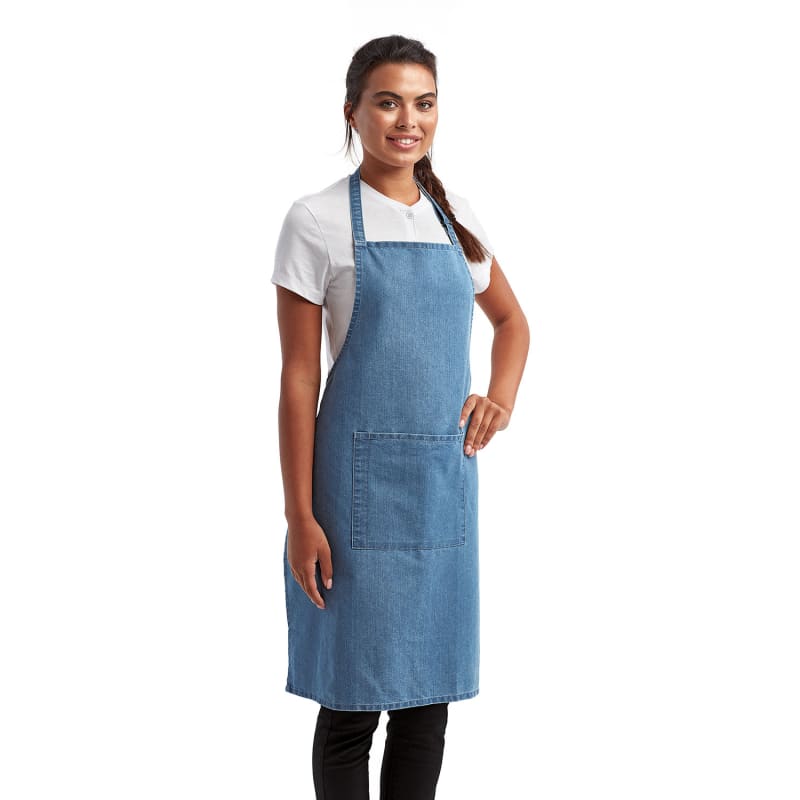 Artisan Collection By Reprime Unisex 'Colours' Recycled Bib Apron With Pocket 46
