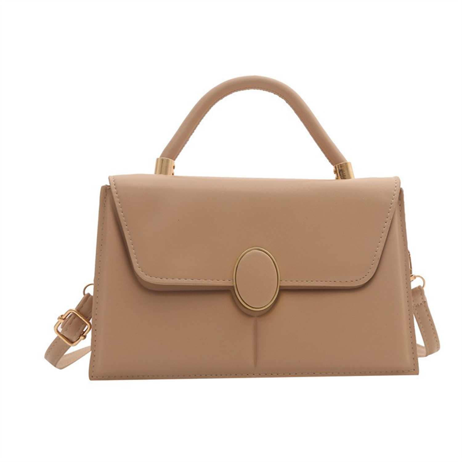 PU Leather Handheld Small Square Bag 8