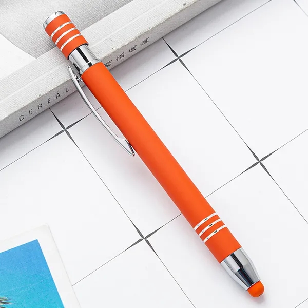 Bright engraved Soft Maya touch stylus pen 3