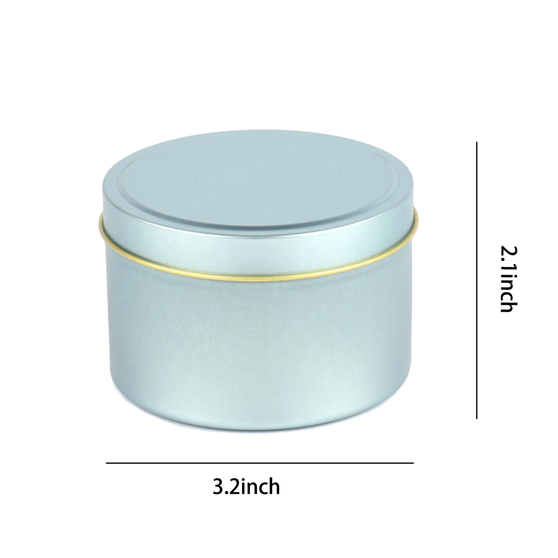 Empty 8 ounce tinplate cans 5