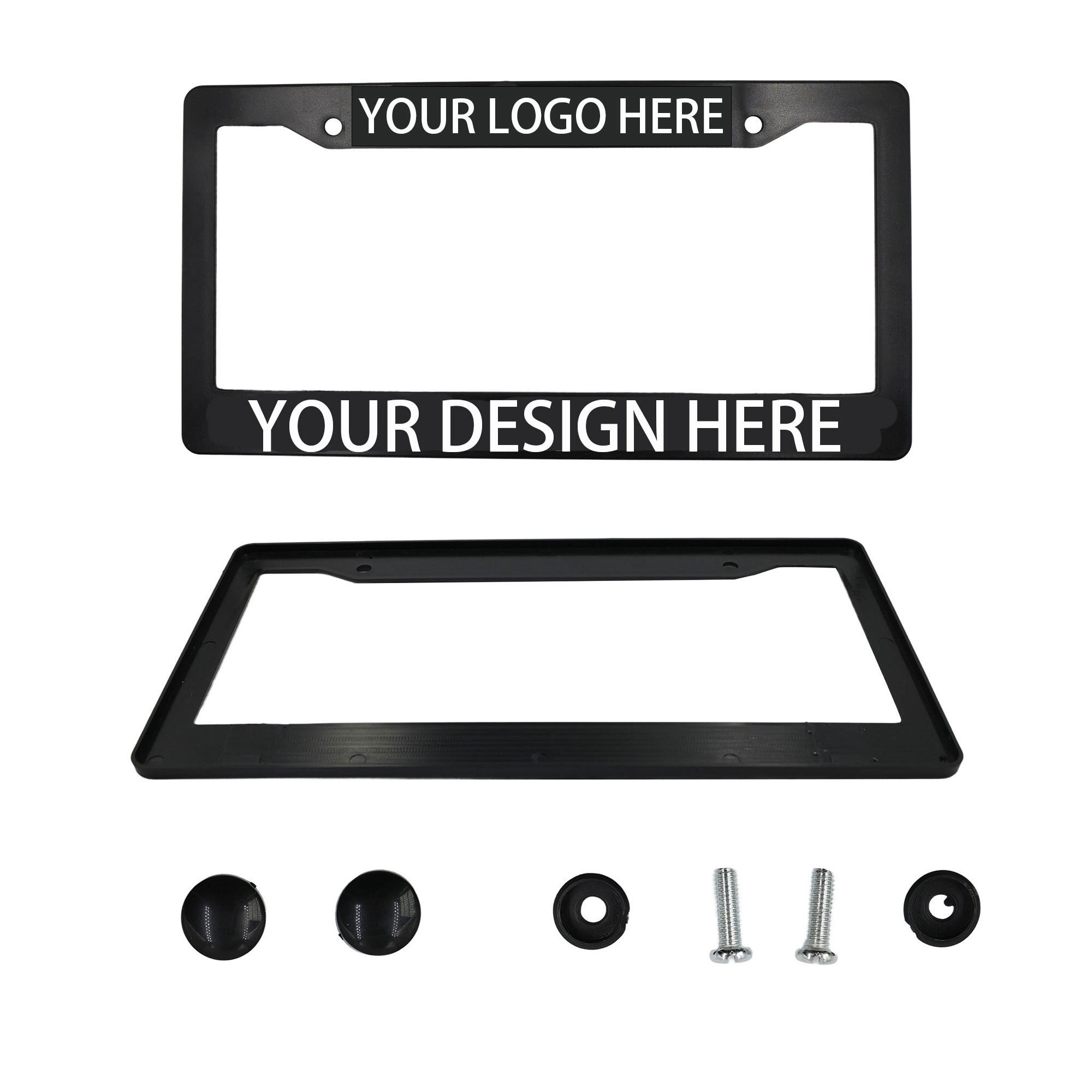 MOQ20 ABS License Plate Frame 2
