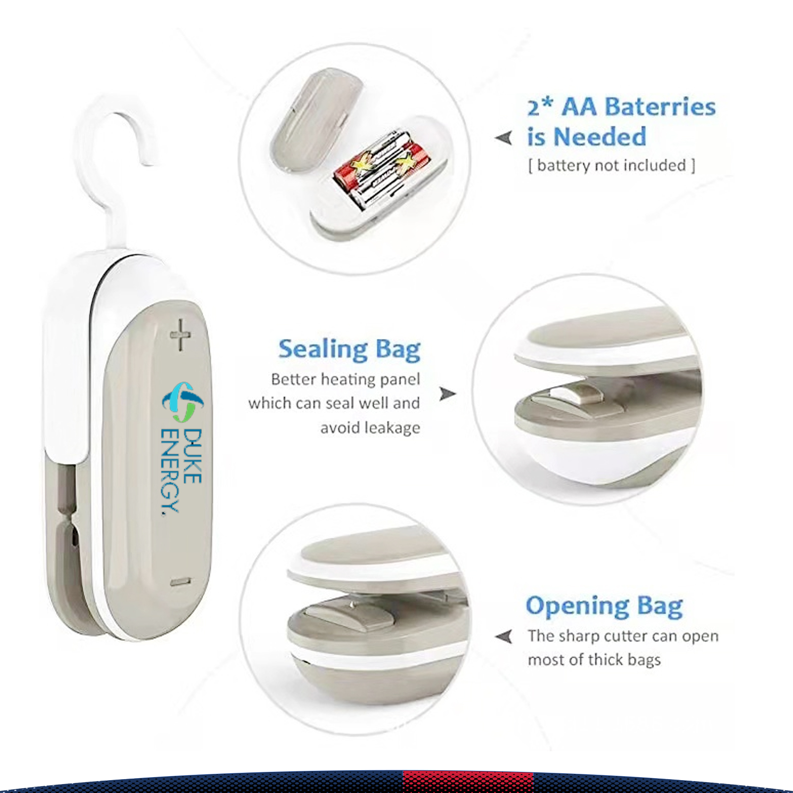Weesi 2 IN 1 Heated Sealer 1