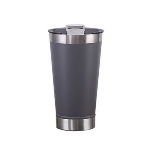 500ml Stainless Steel Coffee Mug With Straw And Double Wall Insulation 11