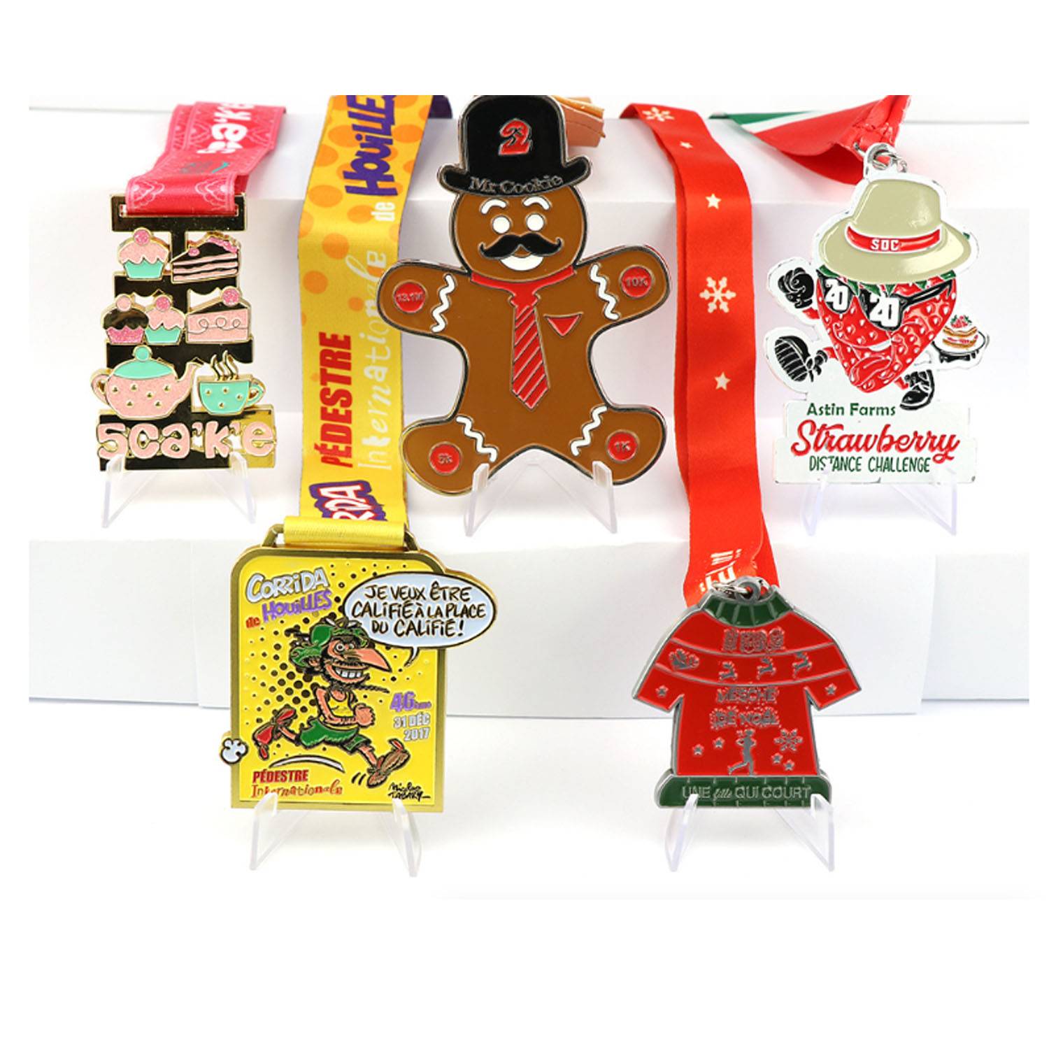 Marathon running sports metal medal customization 1