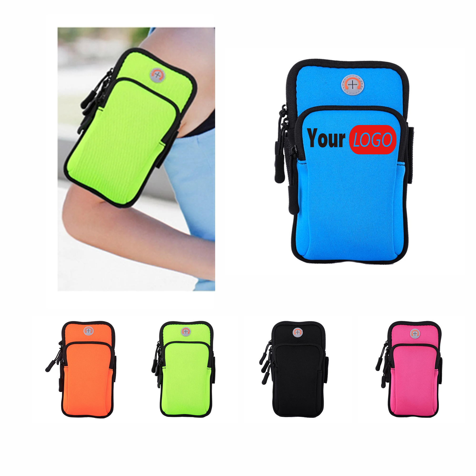 Custom Sports Arm Band Bag MOQ 10pcs 5