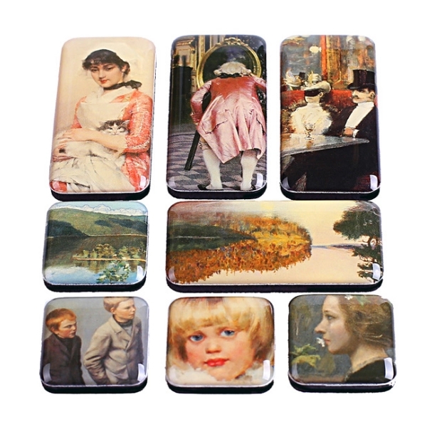 Best Glass Refrigerator Magnets Gift Set 2