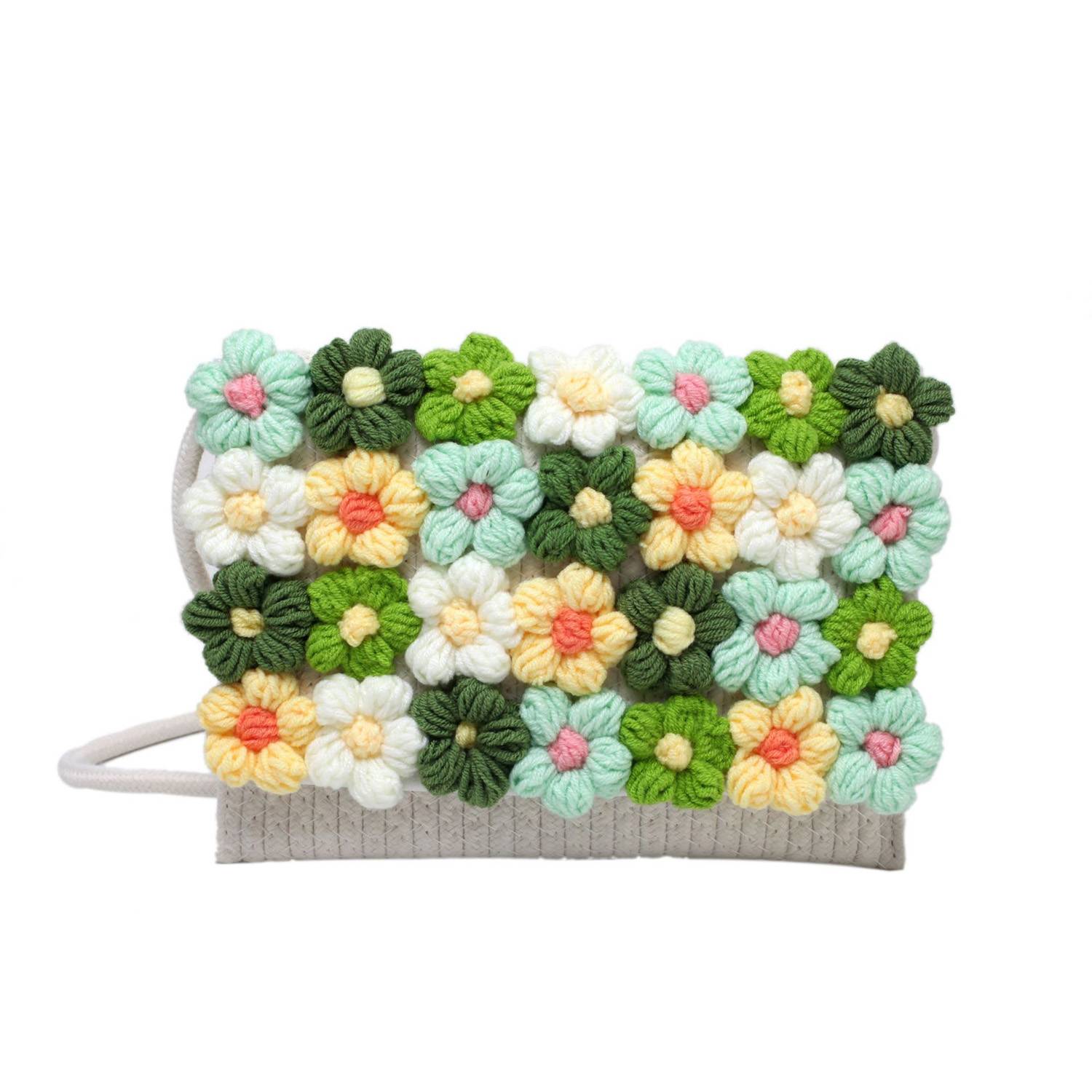 Daisy Handwoven Crossbody Handbag 2