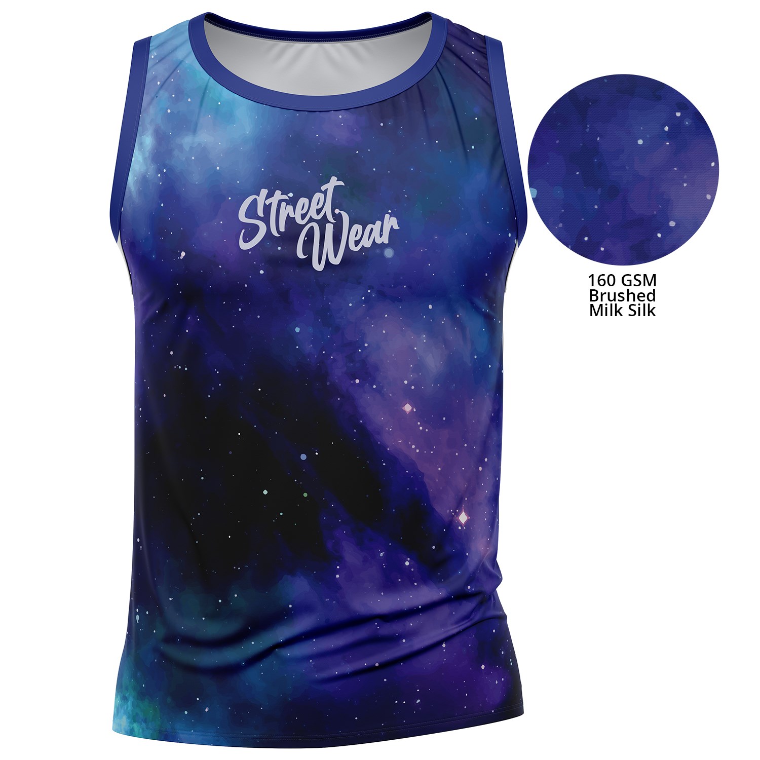 Youth 160 GSM Brushed Milk Silk Sublimation Tank Top 1