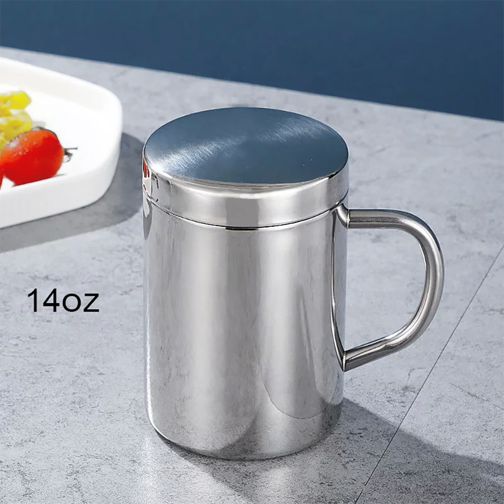 14 oz. Stainless Steel Insulated Coffee Mug 4