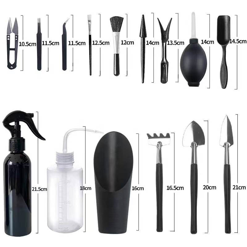 23PCS Plant Care Succulent Tools W/ Organizer Bag 2