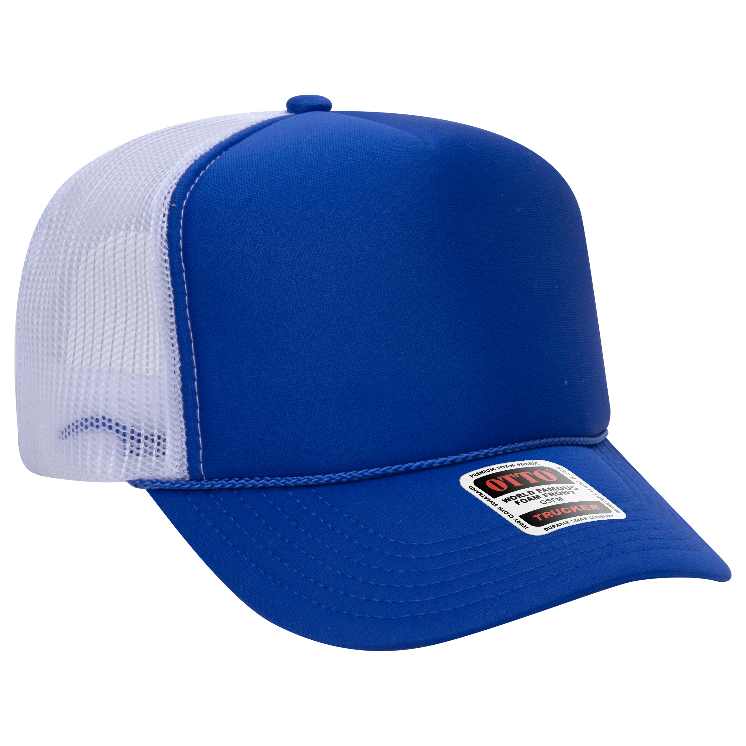 OTTO CAP® 5 Panel High Crown Mesh Back Trucker Hat 126