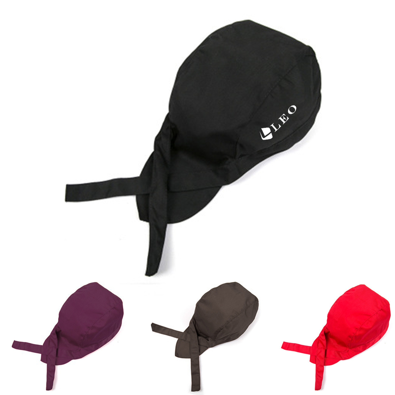 Adjustable Waiter Bandana Hat Chef Work Cap 2