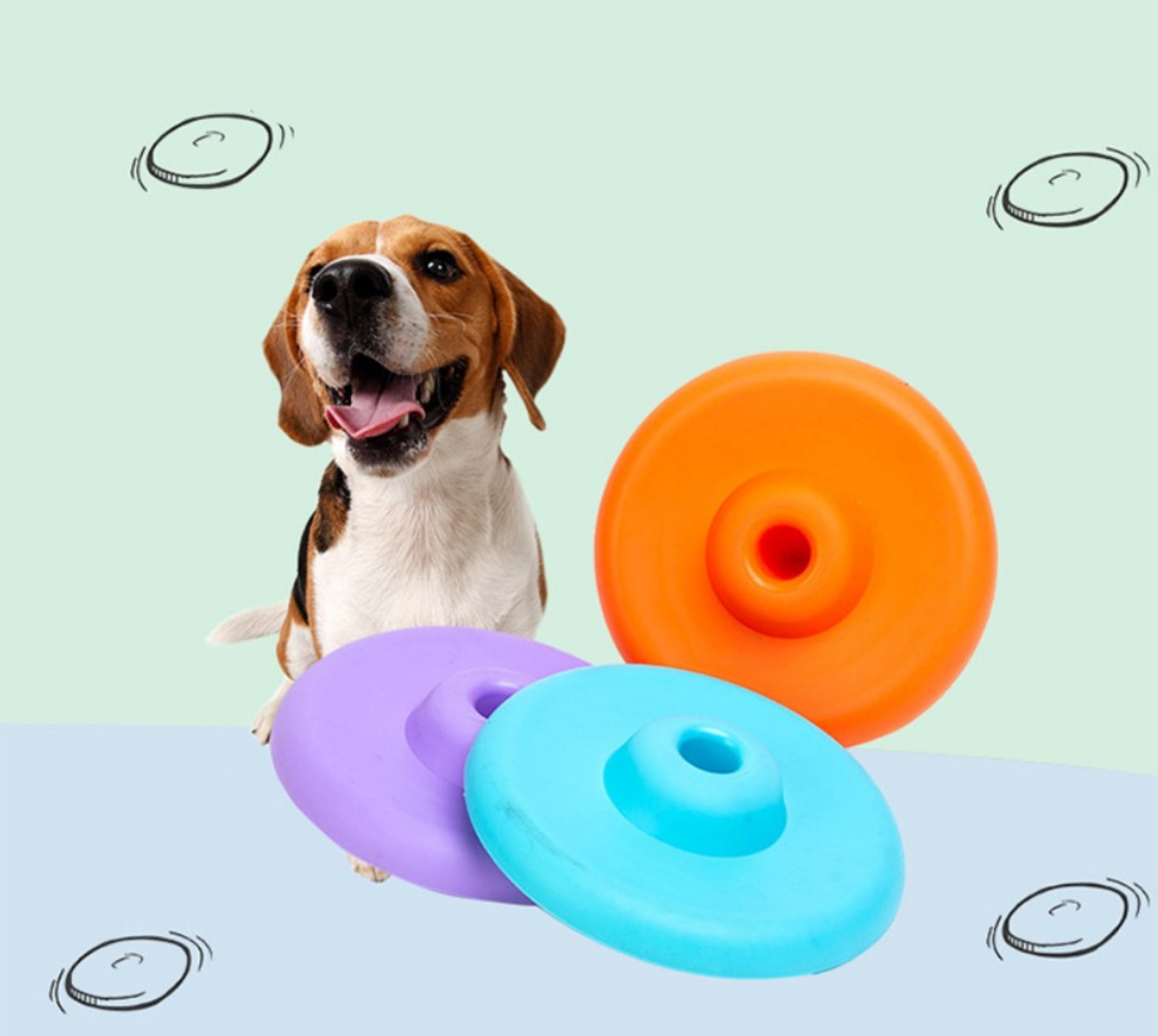 Innovative Throwing Disc Dog Toy 2