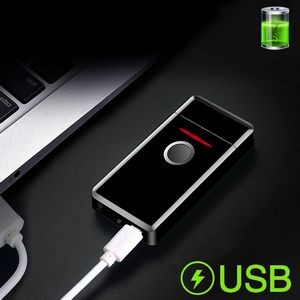Modern Electric Arc Lighter With Top Fingerprint ID Touch Activation 24