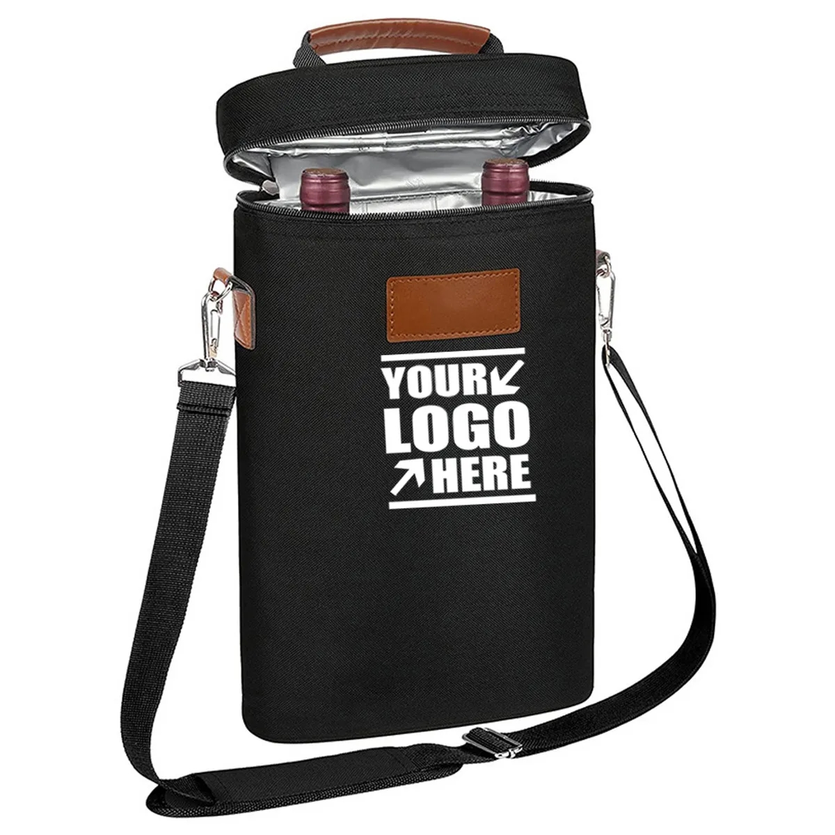 Custom Insulated Oxford Cloth Champagne Wine Bottle Bag 3