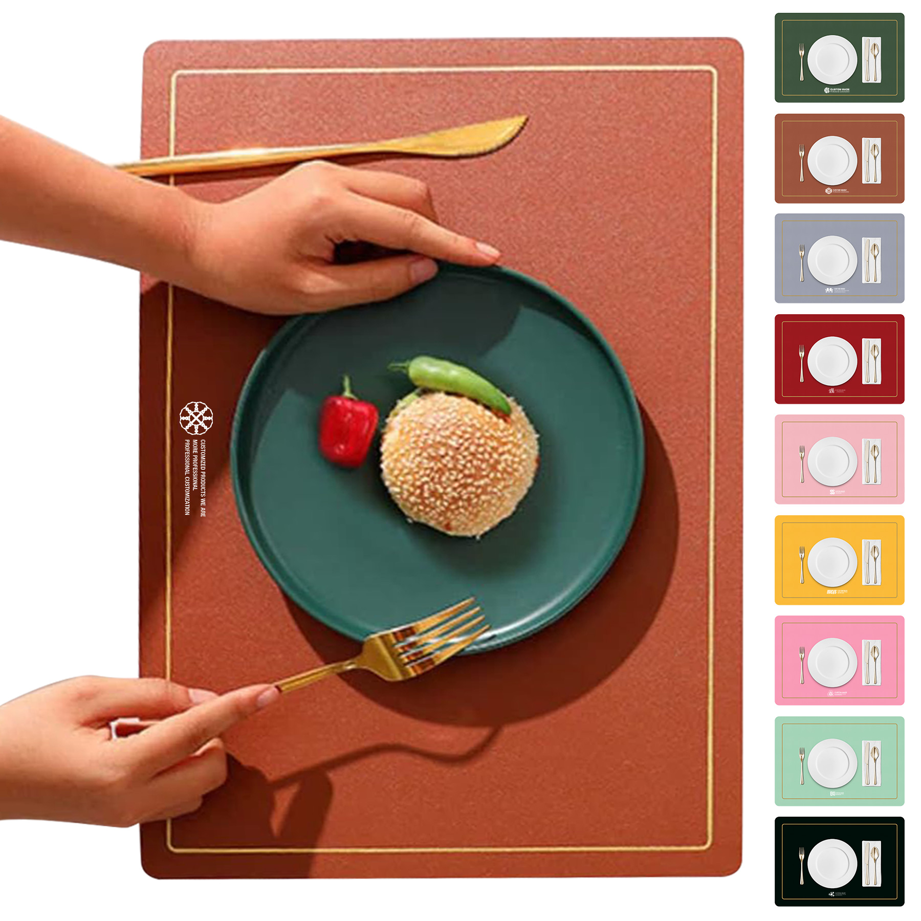 PVC Leather Dining Place Mat 1