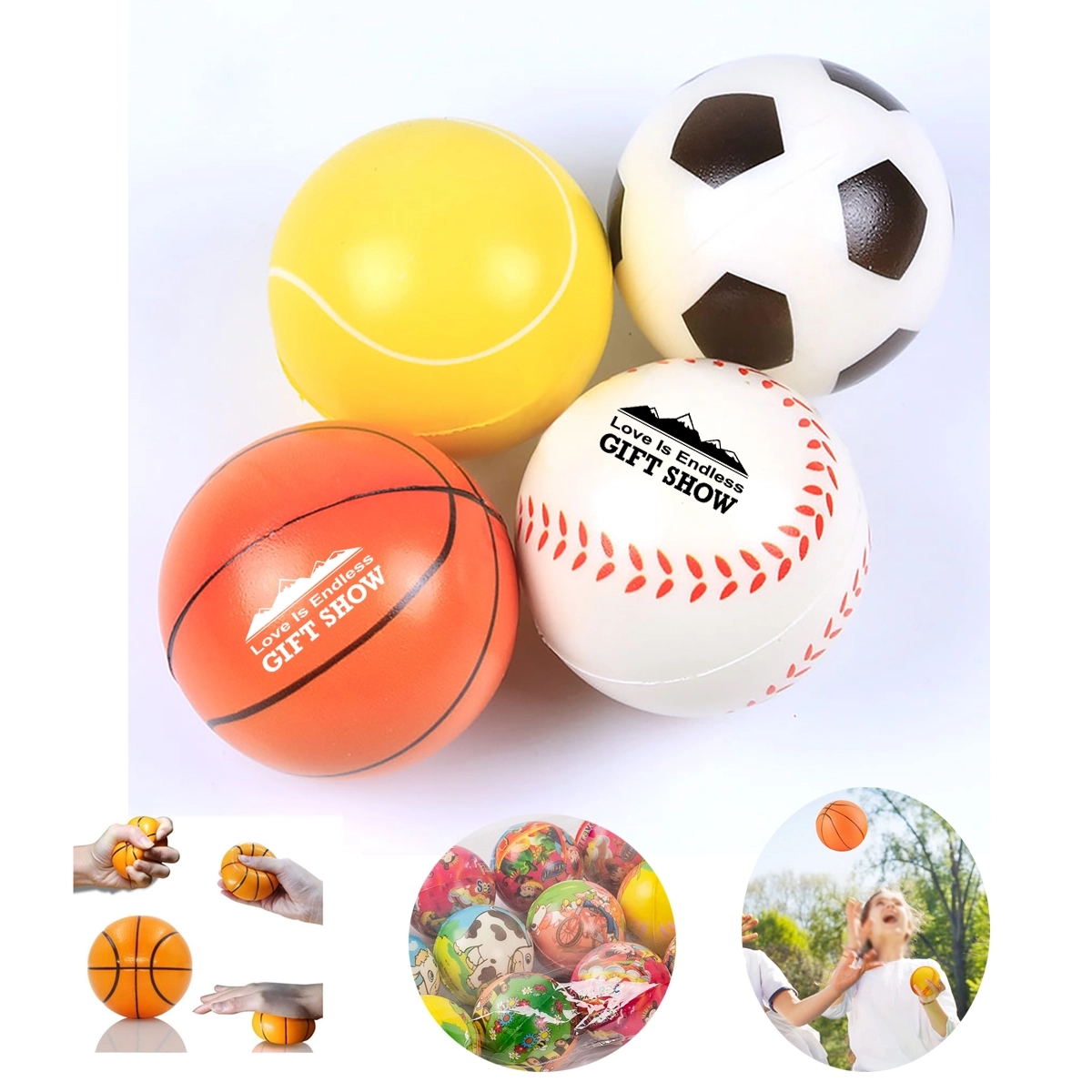 Foam Stress Reliever Press Toys Balls 2