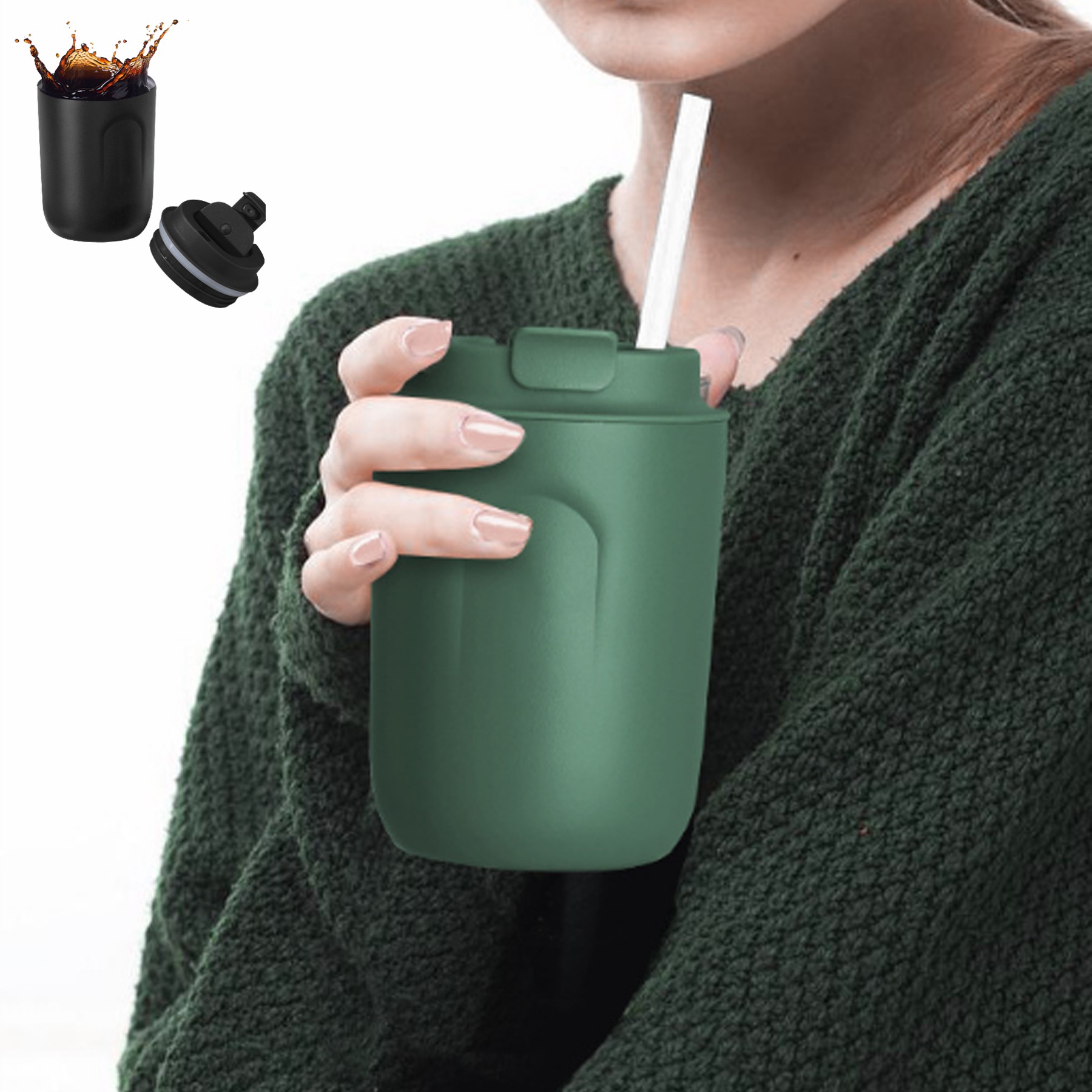 7.4Oz Mini Stainless Steel Coffee Cup 8