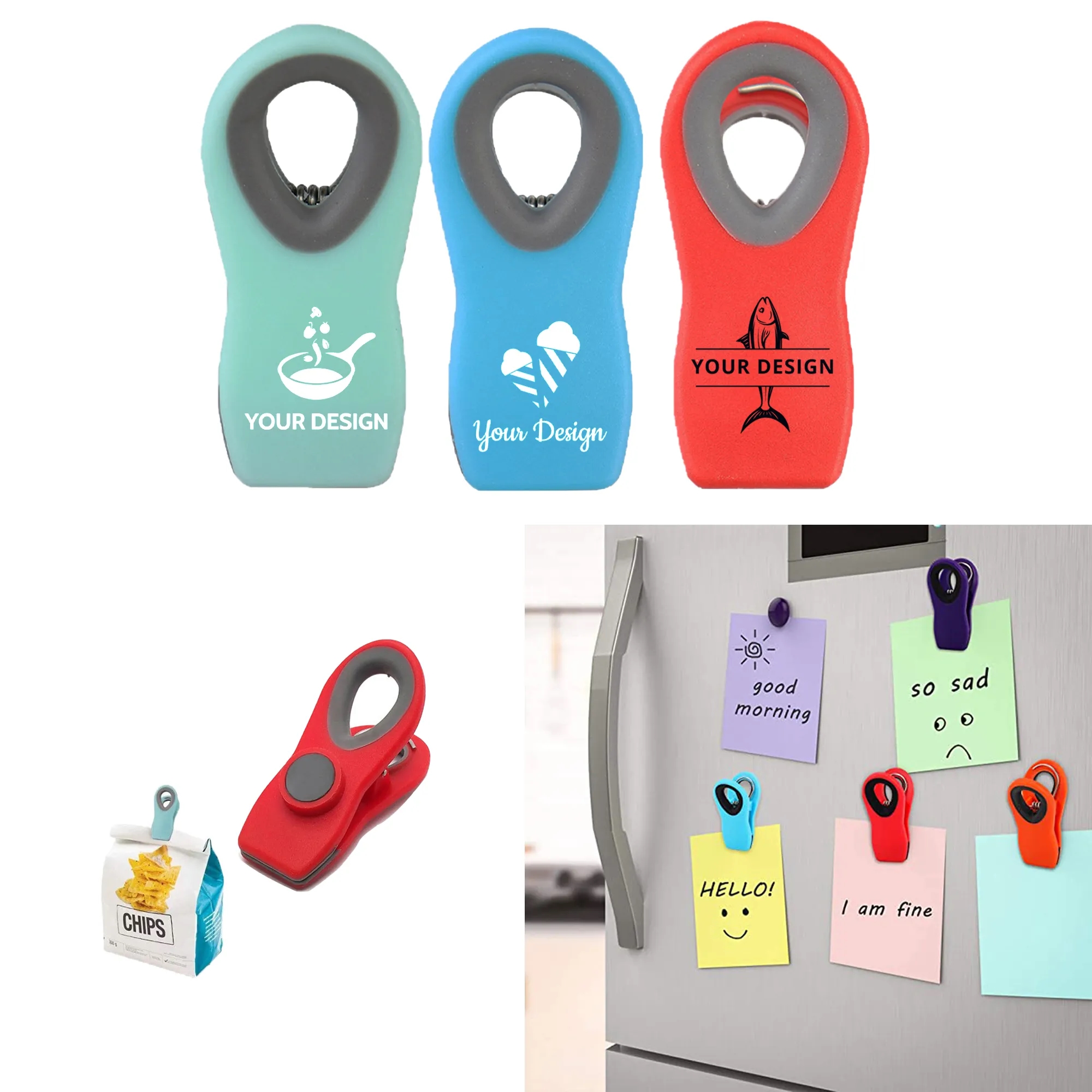 Refrigerator Magnet Clips for Kitchen Use 2