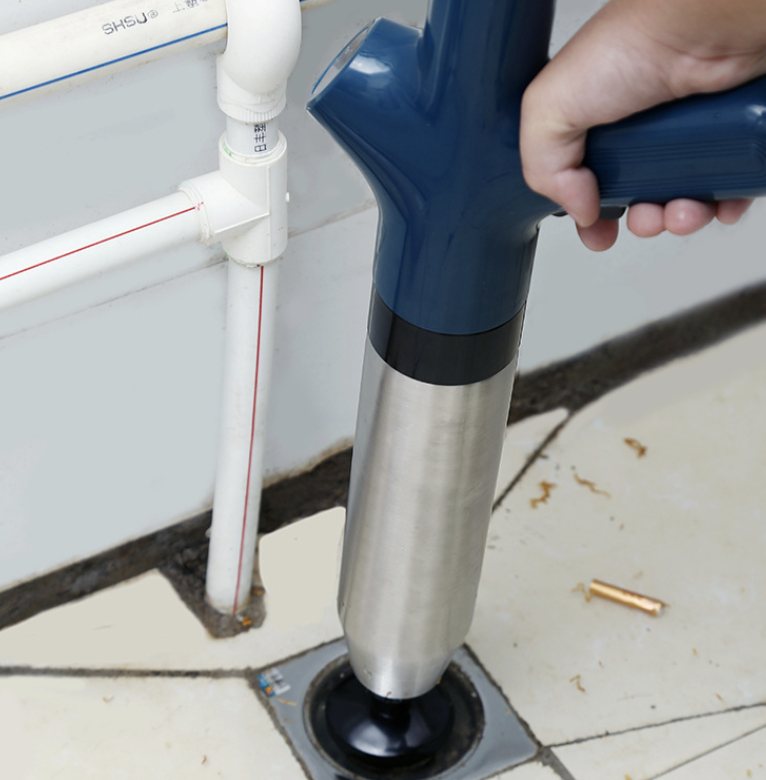 Toilet Plunger High Pressure Electric Air Drain Blaster Gun 8
