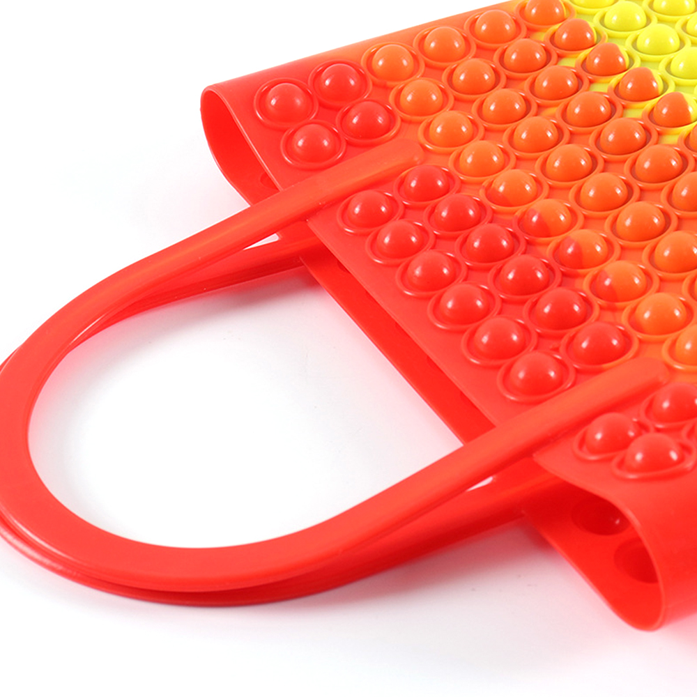 Silicone Fidget Rectangle Pop Handbag 4