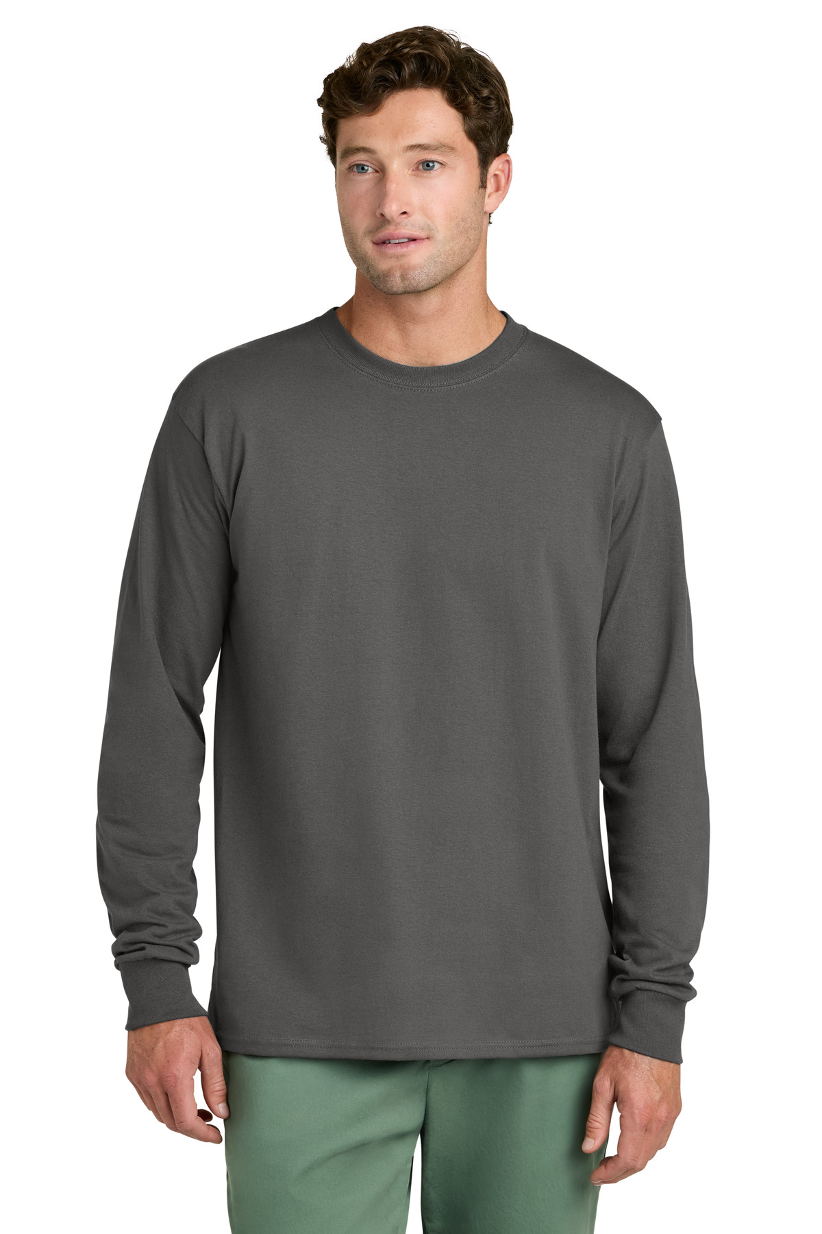 Port & Co Long Sleeve Core Cotton Tee. PC54LS 192