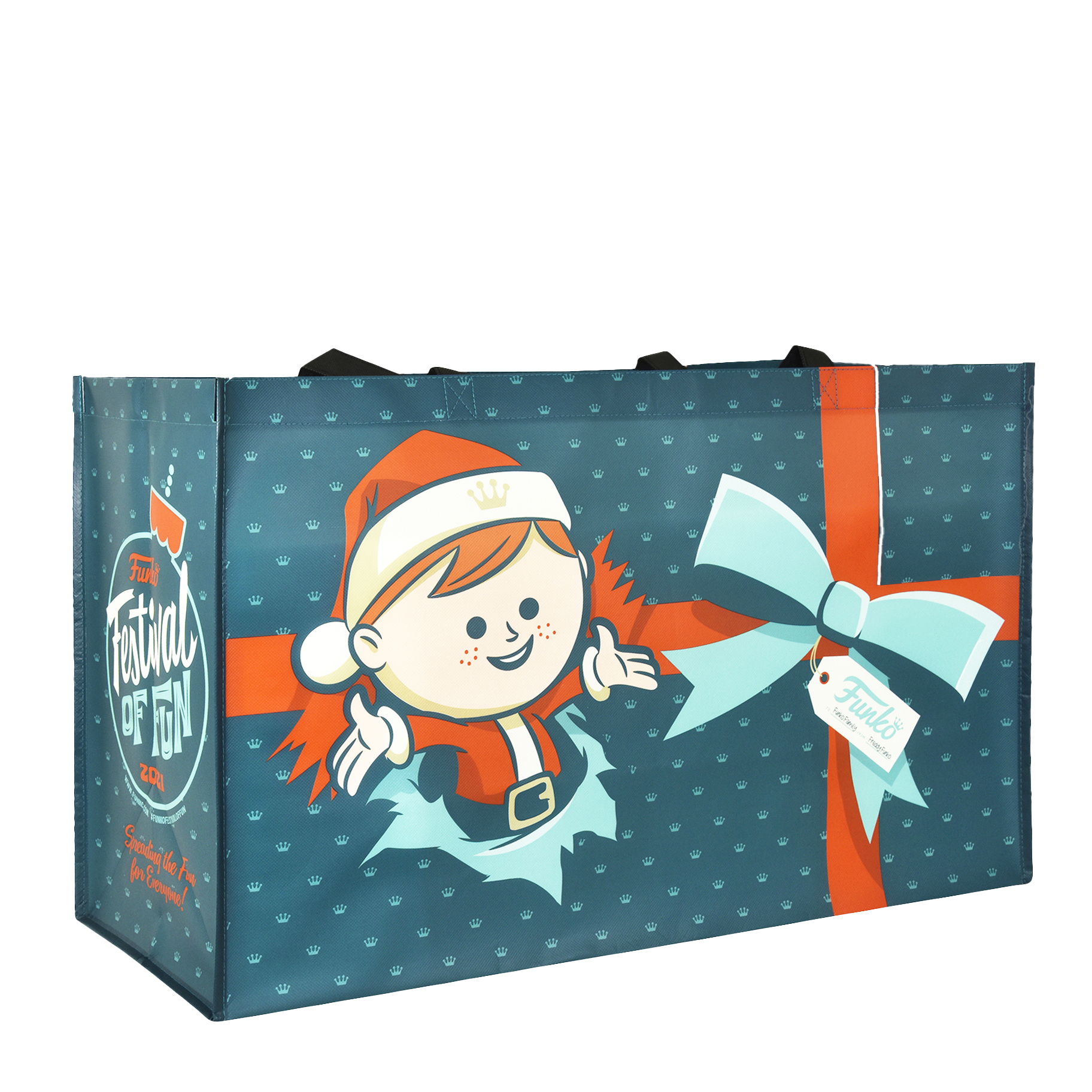 Large Full-Color Promotional Holiday Shopping Bag 24 x15 x10 1