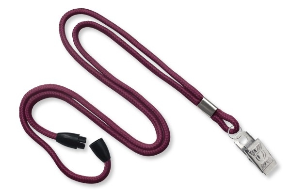 1/8" Round Braid Lanyard with Breakaway (J-Hook) 18