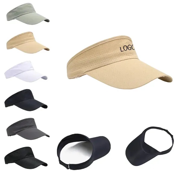 Lightweight Stretchy Sports Visor for Running Tennis Golf 9