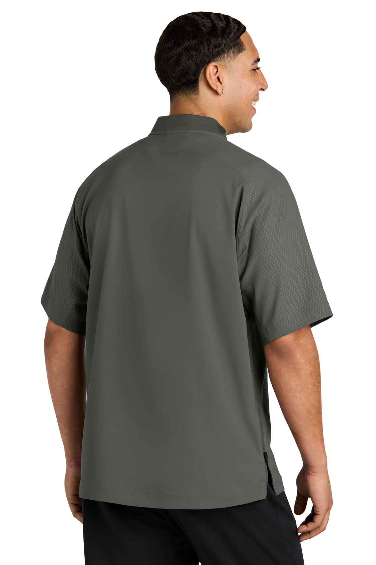 New Era Cage Short Sleeve 1/4-Zip Jacket. NEA600 32
