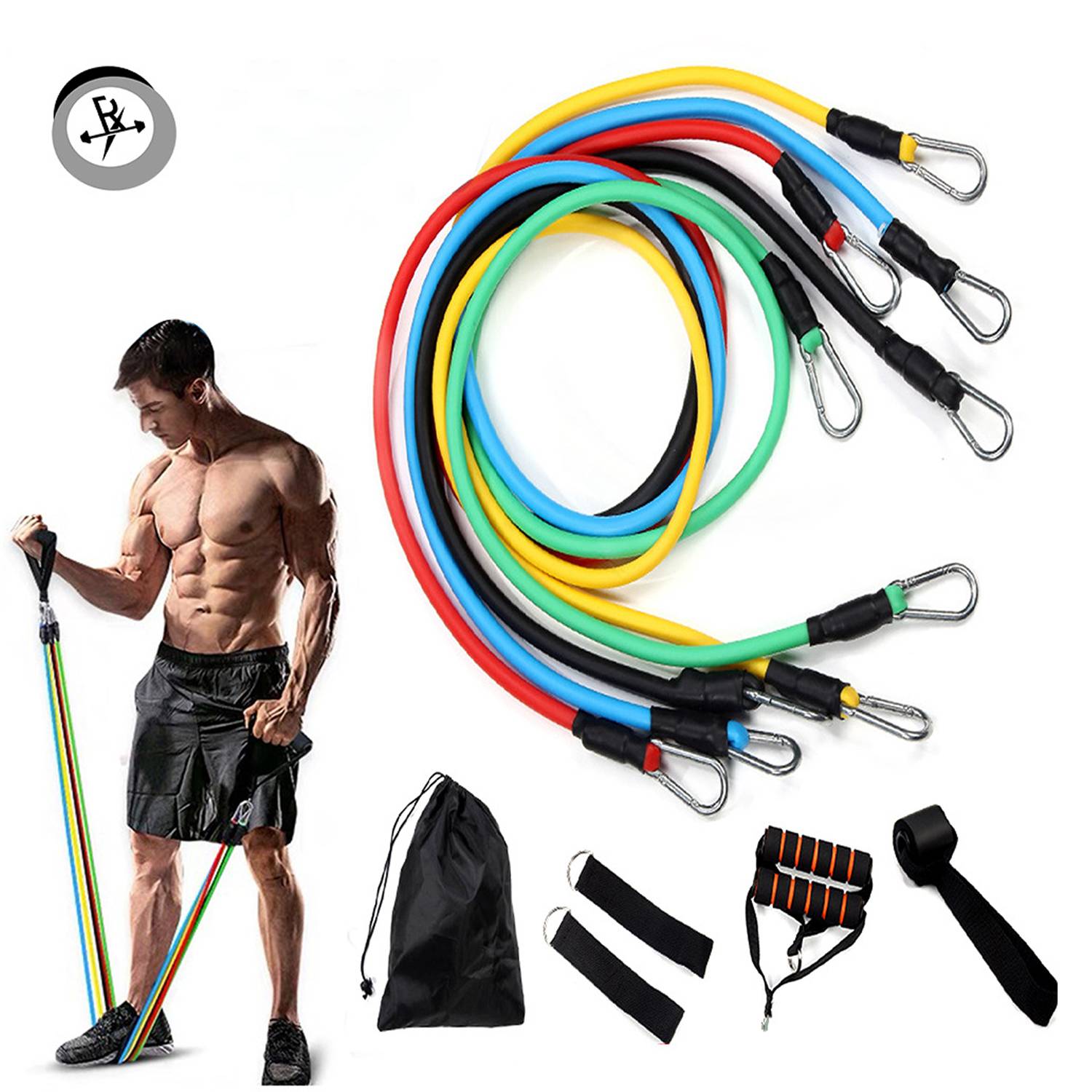 11 Piece Multi-Functional Muscle Training Rope Set 4