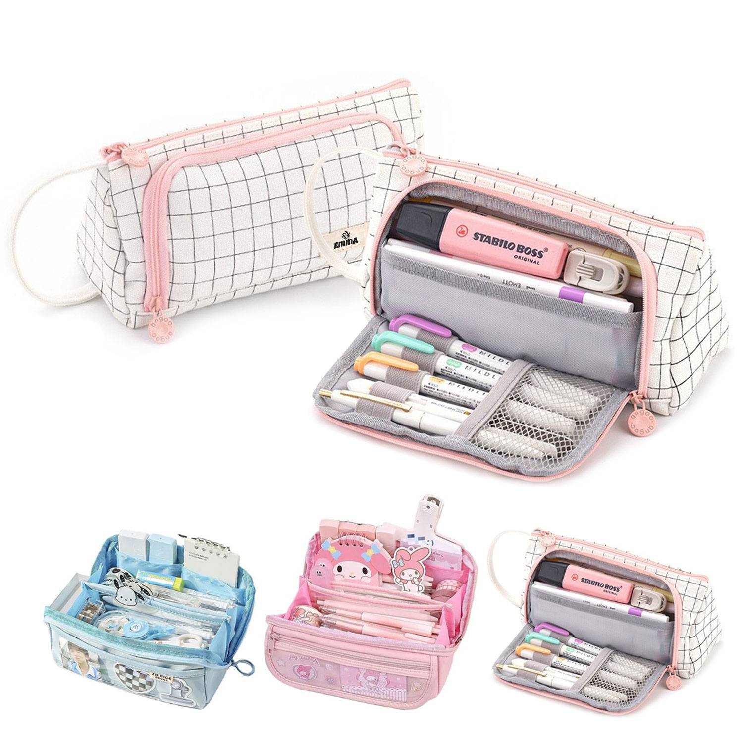 Polyester School Accessories Simple Pencil Bag 2