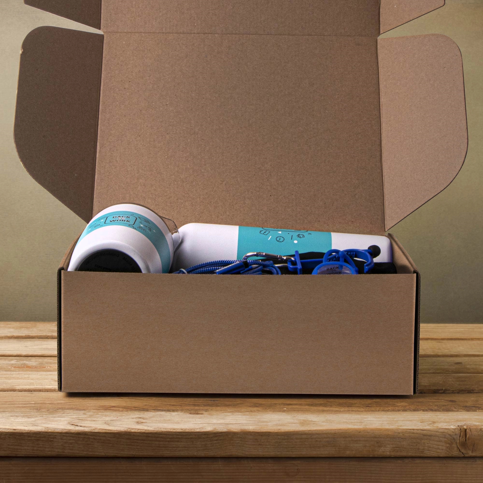 Screen Printed Corrugated Box Large 11x9x4 For Mailers, 3