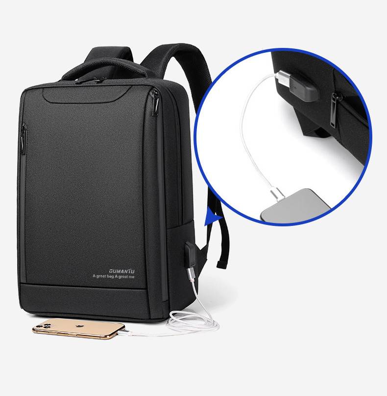 Oxford Backpack w/ Usb Charging Port 8