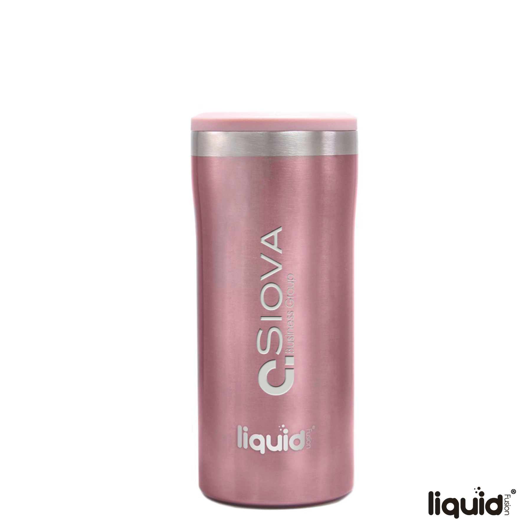 Liquid Fusion® 12 oz. Double Wall, Stainless Steel Skinny Can Cooler 69