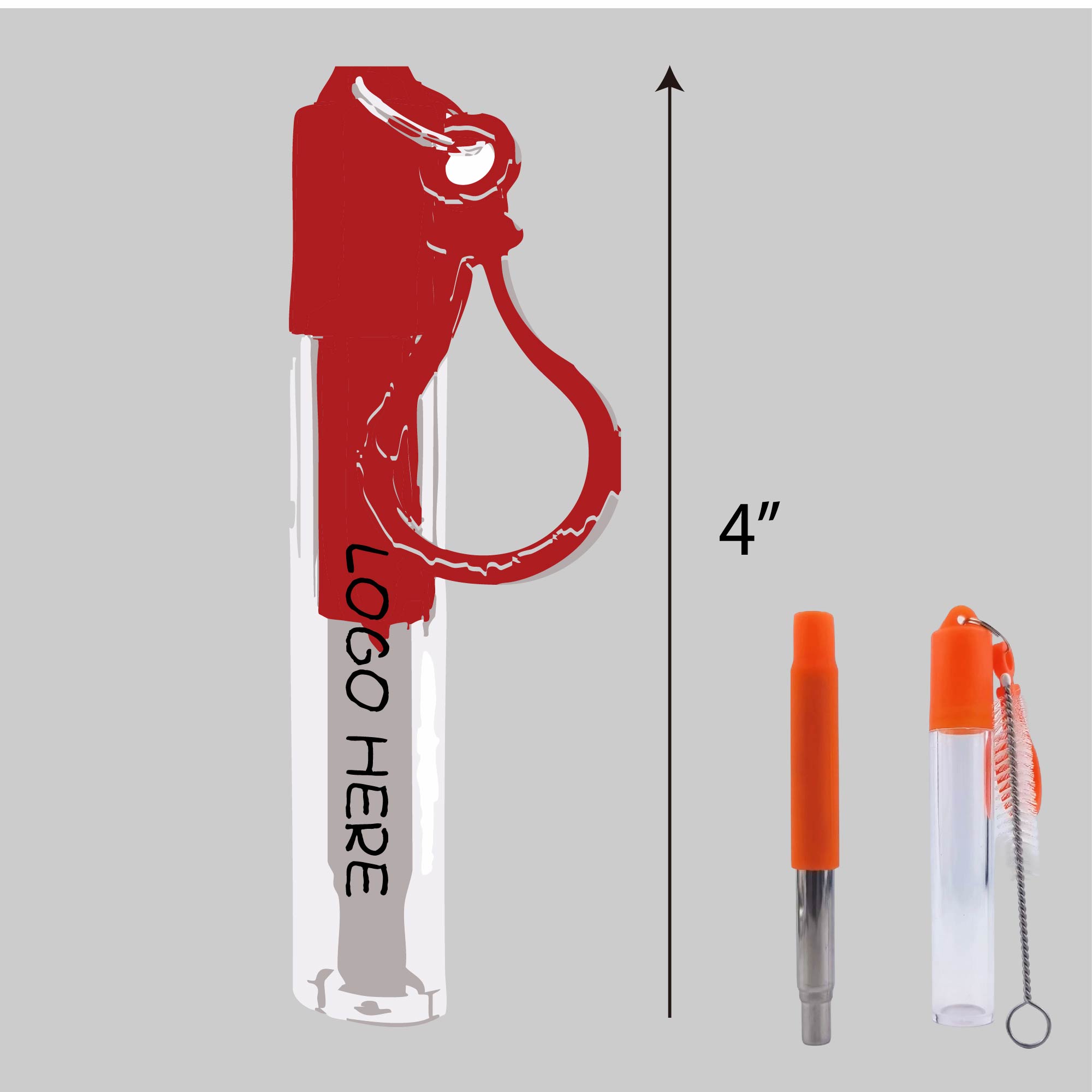 Retractable Straw w/Case 2
