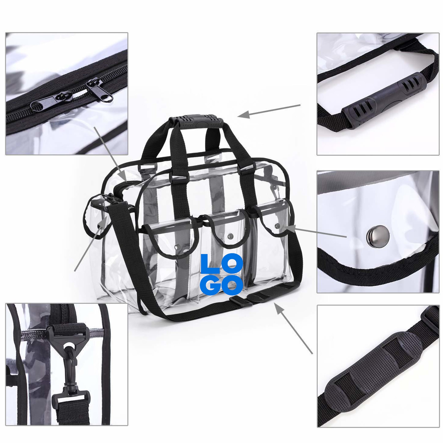Clear Travel Makeup Bag 3