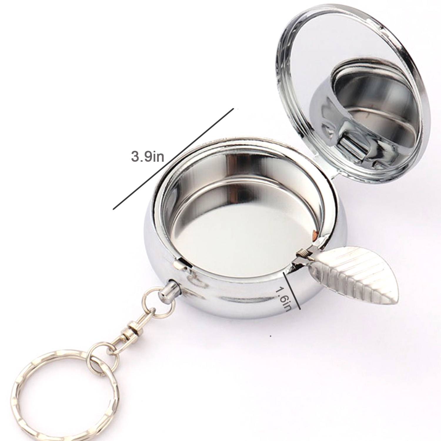 Metal Portable Ashtray Key Chain 6