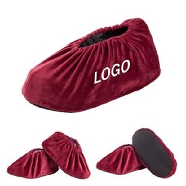 Thick non-slip flannel shoes cover 3